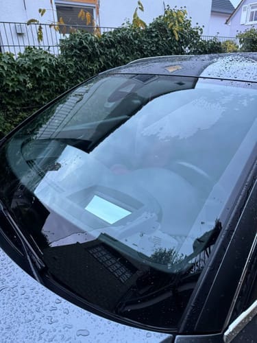 Der Regen perlt einfach ab